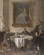 William Orpen Homage to Manet oil